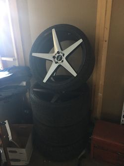 RIMS AND TIRES 22inch