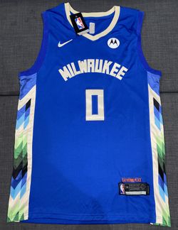 Milwaukee Bucks Lillard Jersey Sz XL