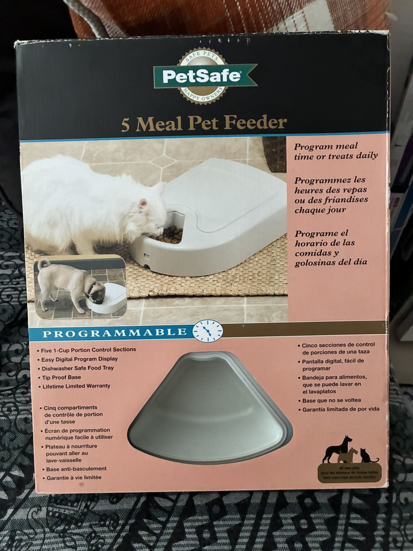 5 Meal Pet Feeder