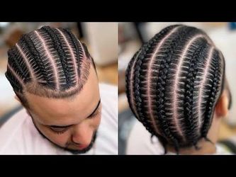 Braiding hair rack