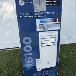 GE Portable Air Conditioner – 3-in-1 (AC / Fan / Dehumidifier) – 6100 BTU