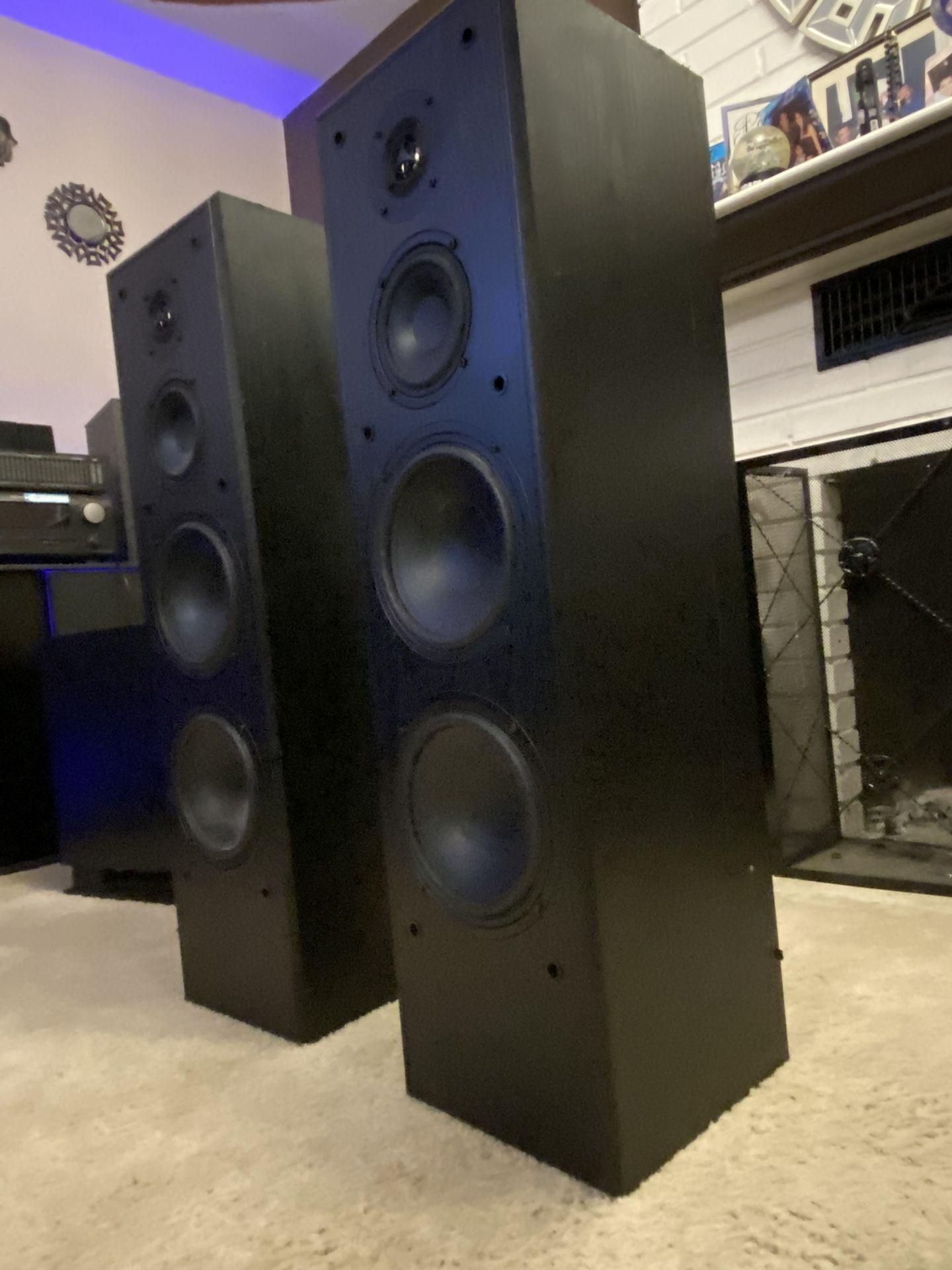 Denmark Floor Speakers  (Three-way )
