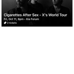 Cigarettes after tickets