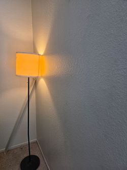 Move out sale - Modern Black Floor Lamp with Shade – $5