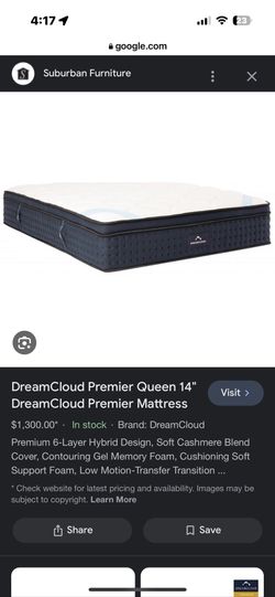 Queen DreamCloud Premier Mattress 
