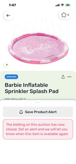 Barbie Inflatable Sprinkler Splash Pad