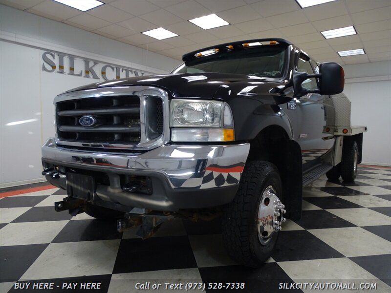 2004 Ford F-350 4x4 DIESEL ALUMINUM FLATBED LOW MILES!