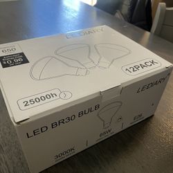 100%New) LED BR30 BULB 12pack