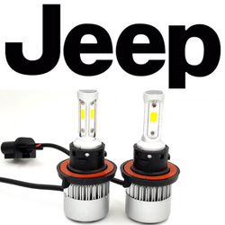 H13 LED Bulbs for Jeep Wrangler Headlights Brand New