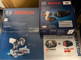 Bosch Profactor Compound Miter Saw and Battery Kit - New