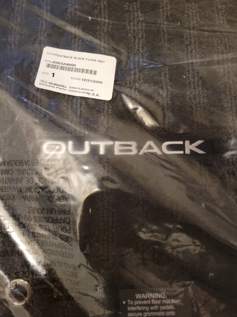 Subaru Outback Floormats