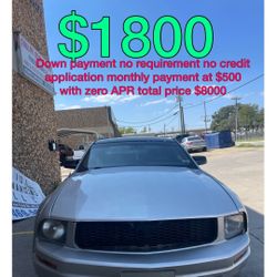 2010 Ford Mustang no credit  Application  