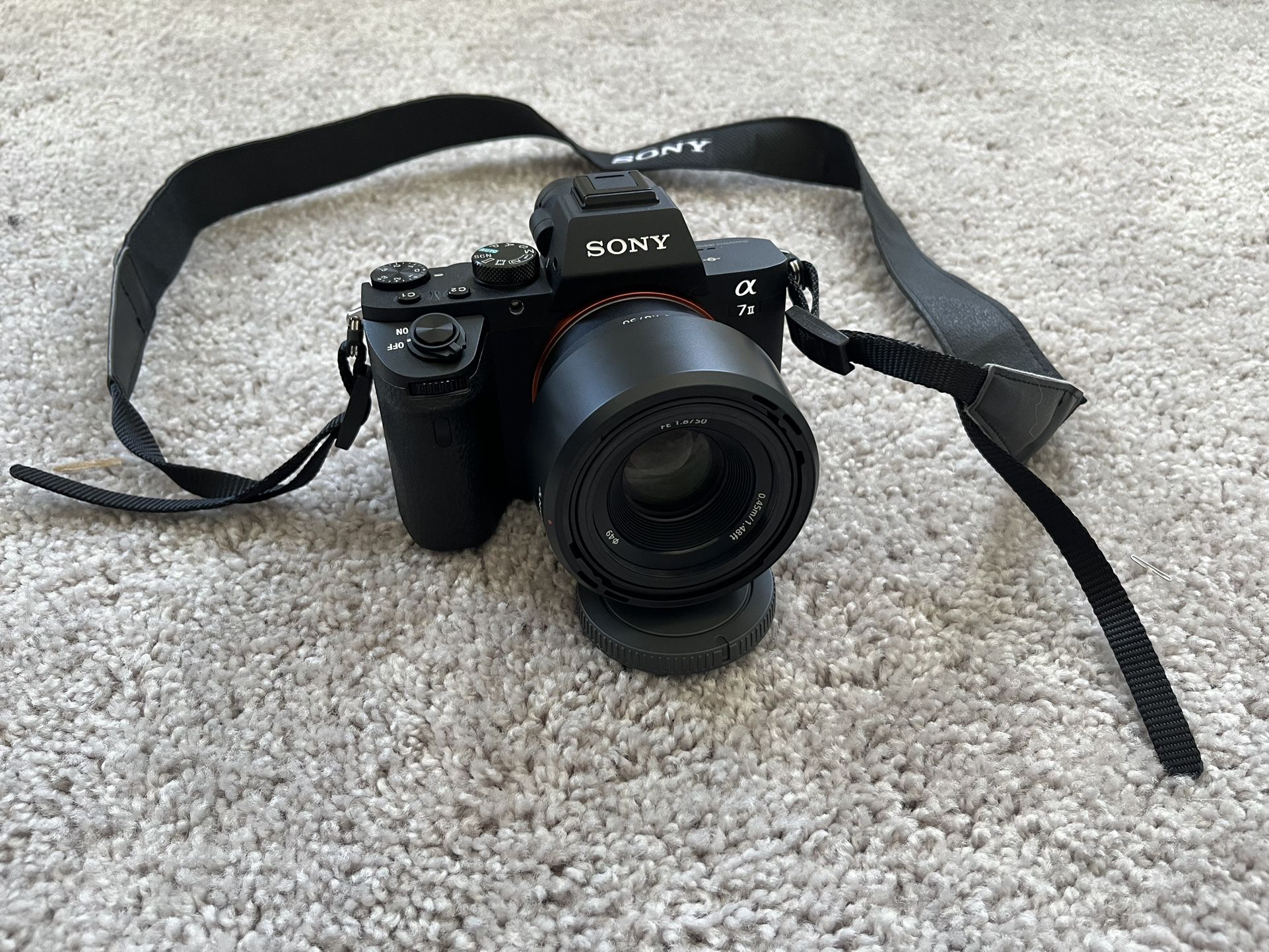 Used Sony Alpha a7II Mirrorless Digital Camera Body And 50mm 1.8 Lens