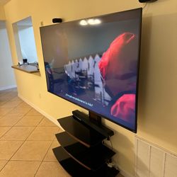 75” Smart Tv with Tv Stand 