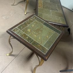 3 Pier one imports Wood And Iron coffee Tables