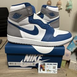 Size 12 - NEW Air Jordan 1 Retro OG High True Blue Men