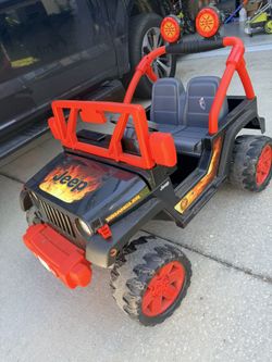 Power Wheels Tough Talking Jeep Wrangler Ride-On Vehicle