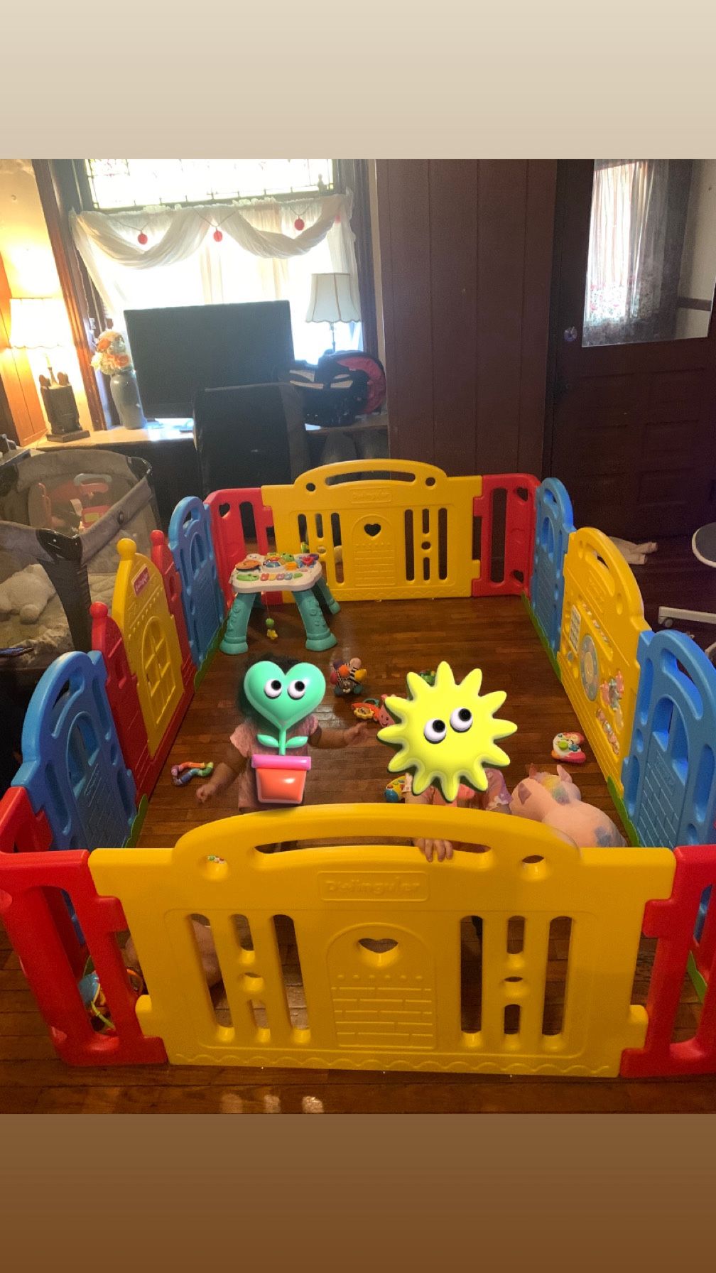 DWINGULER Castle Playpen - RAINBOW
