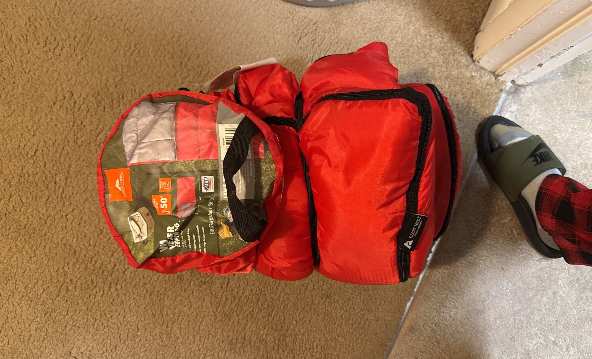 Red Sleeping Bag