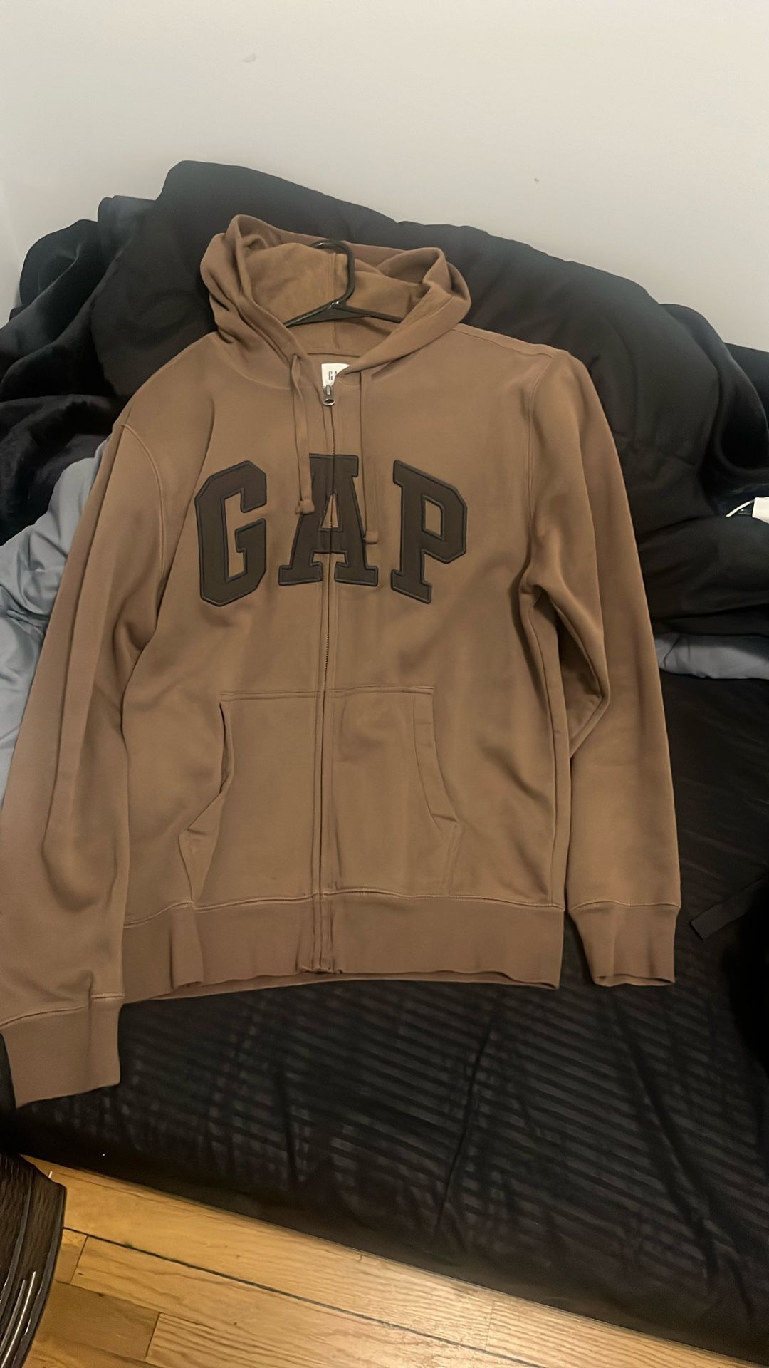 NEW Gap Hoodie Brown Zip Up Size Medium