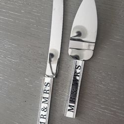 Mr And Mrs Wedding Knife Set 
