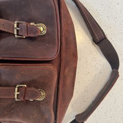 Leather Messenger Bag
