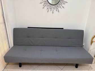 Grey sofa bed