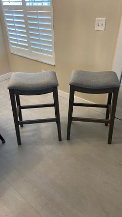Two barstools.