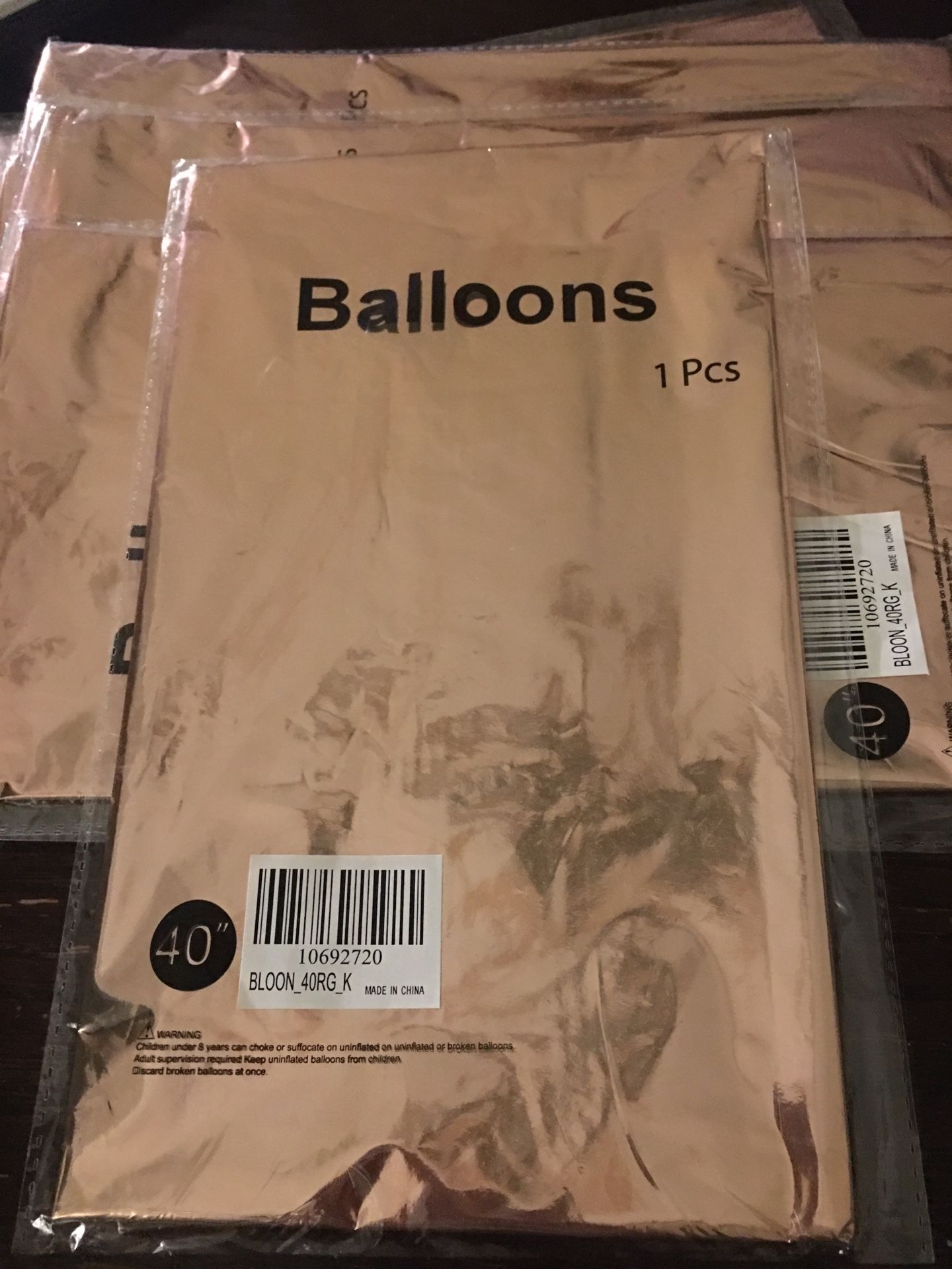 Rose Gold 40” Balloons