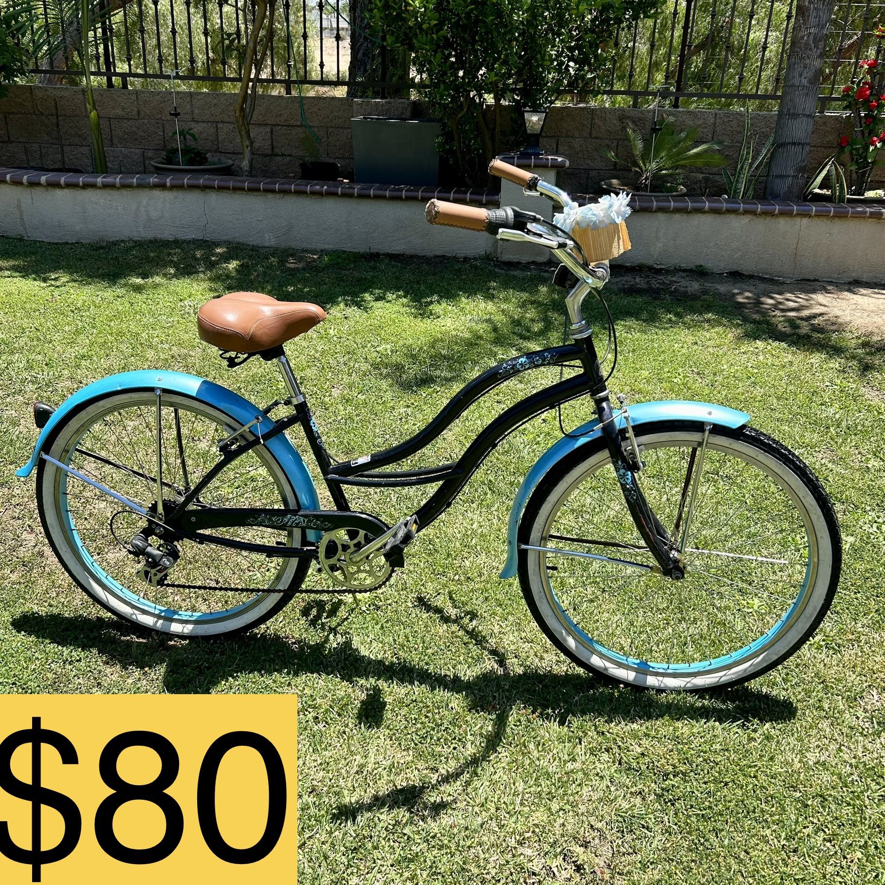 Fito Women's Brisa Aluminum Alloy 7-Speed 26-Inch Wheel Beach Cruiser Bike (RETAIL PRICE $250+) SELLING FOR $80