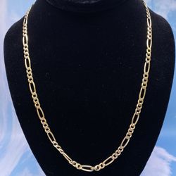 14K Figaro chain 