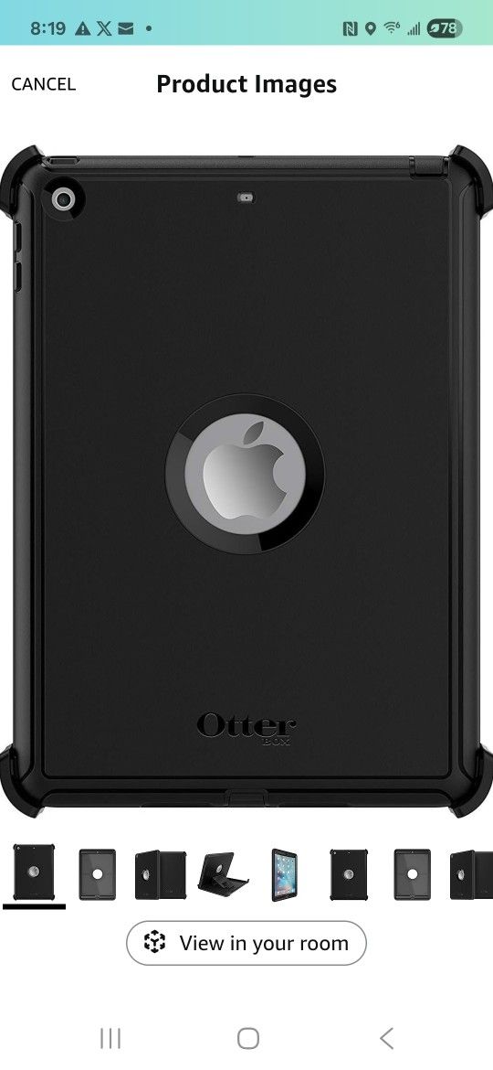 OtterBox Defender Series Case for iPad (5th Gen) / iPad (6th Gen) - Retail Packaging - Black