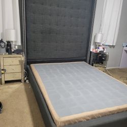 NEED GONE QUEEN TUFTED BED FRAME