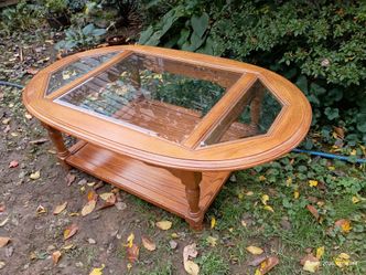 Glass Top Coffee Table