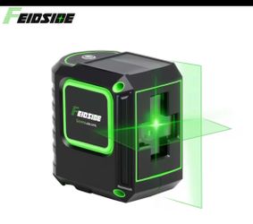 Feidside Green 2 Line Self-Leveling Crossline Laser Level Vertical Horizontal