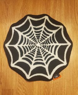 Spider Web Rug Spider-Man Halloween floor décor tabletop décor