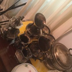 Silver Teapot And Antiques