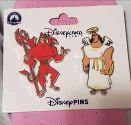 Disneyland Paris Kronk Angel & Devil The Emperors New Groove 2-Pin Set on Card