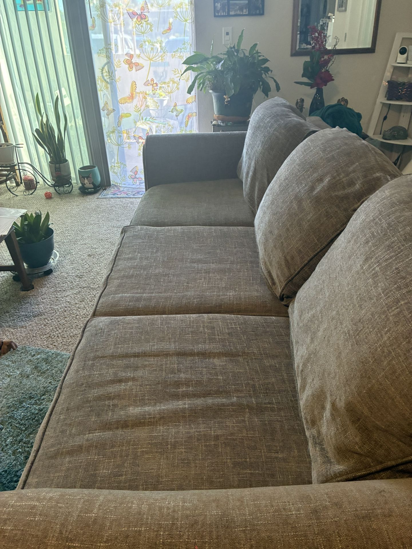 Sofa Long 95in Wide 38 in Height 26 in