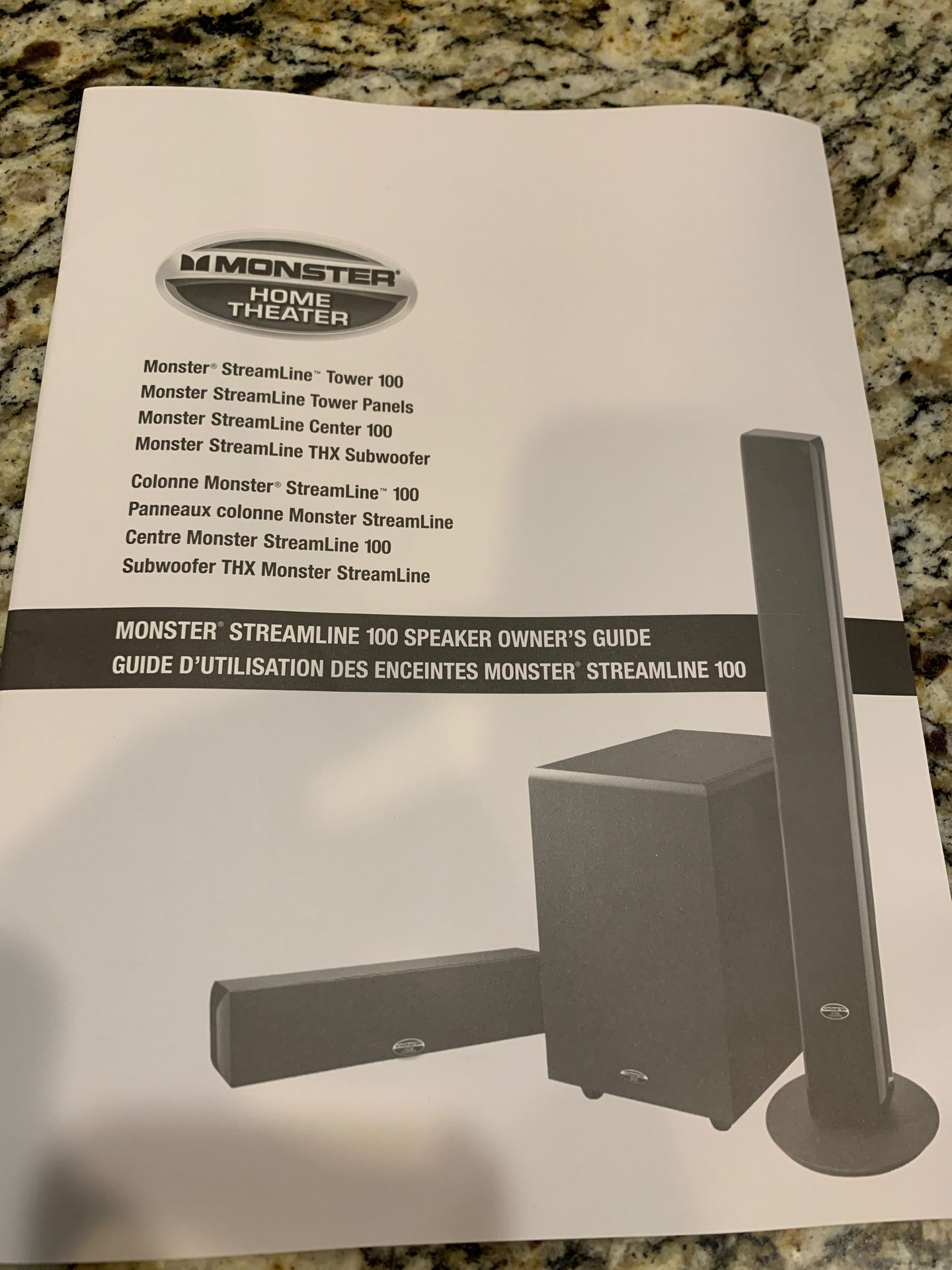 Monster HT tower 100 speakers new!