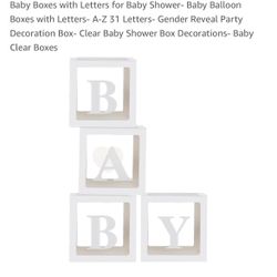 New Baby Shower Box For Parties Decorations