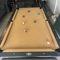 3 In 1 Pool Table, Cup Pong, Ping Pong 