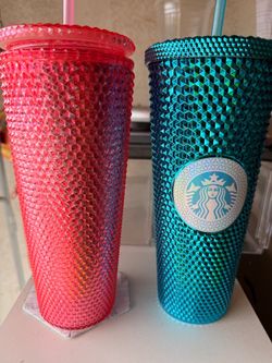 Starbucks Studded Cold Cup Tumblers Set of 2