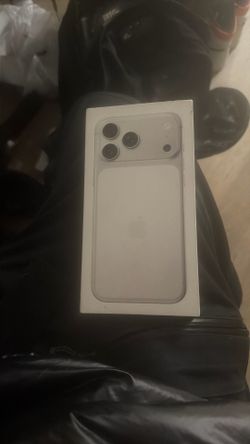 I Phone 17 Pro Max 1tb Silver