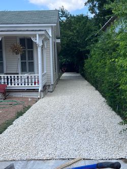 Limestone gravel