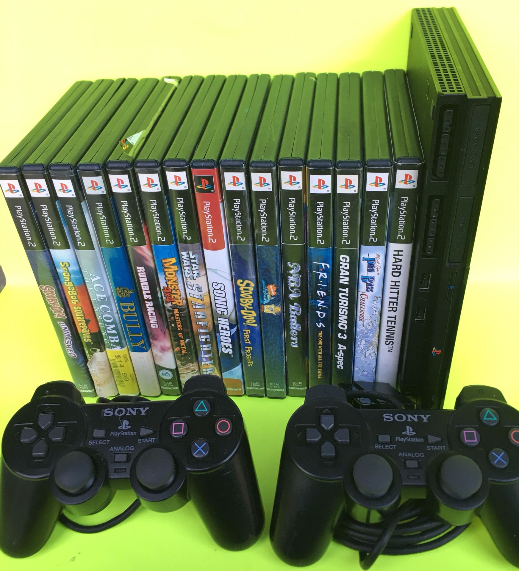 marked metan chokerende Sony PlayStation 2 Slim PS2 Model 9001 w/ 15 Games for Sale in Grand  Prairie, TX - OfferUp