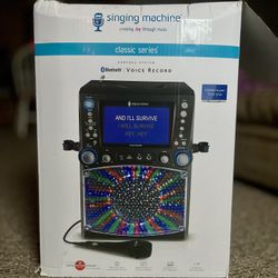 Bluetooth Karaoke Machine w/ Mic