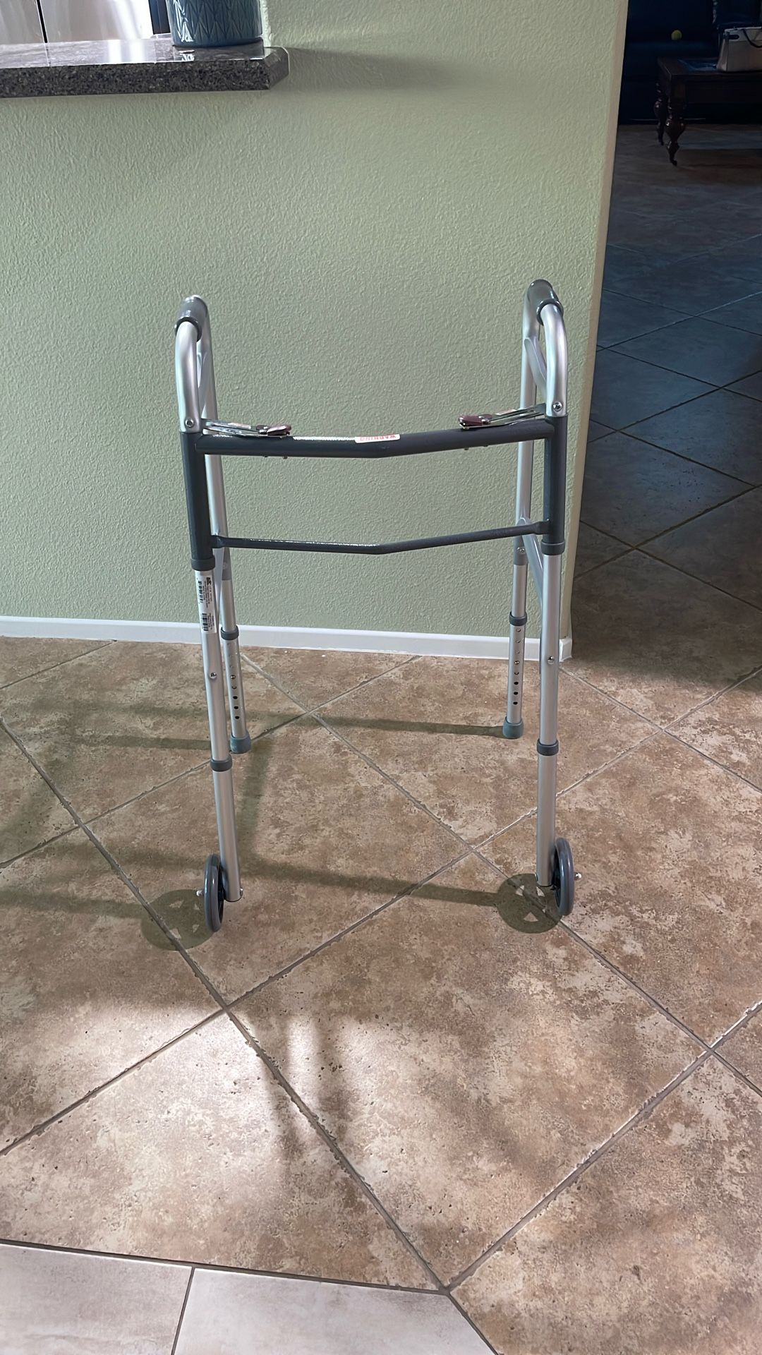 Adult Medical 2 Wheeled Foldable Walker