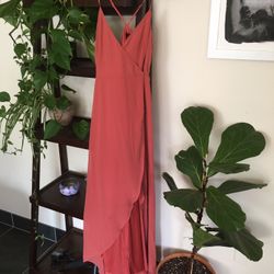 Gorgeous Peach Lulu’s Dress Never Worn Size 8