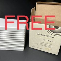 FREE Indoor Alarm Siren 